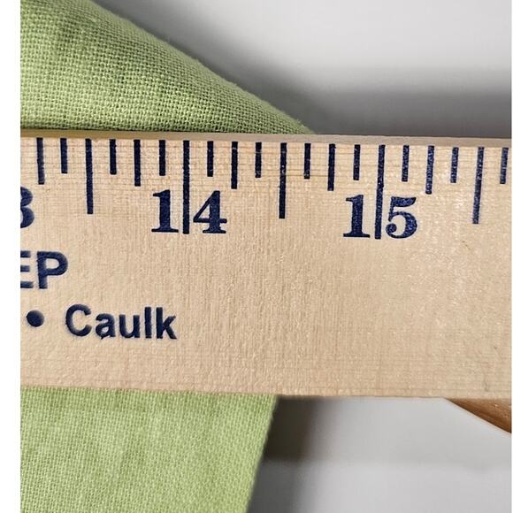 AKC VTG linen 2pc dress short sleeve jacket women's size L lime green dragon fly - Picture 5 of 16